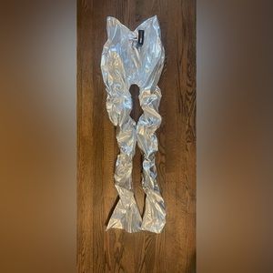 Rock The Night Faux Leather Stacked Pant - FashionNova